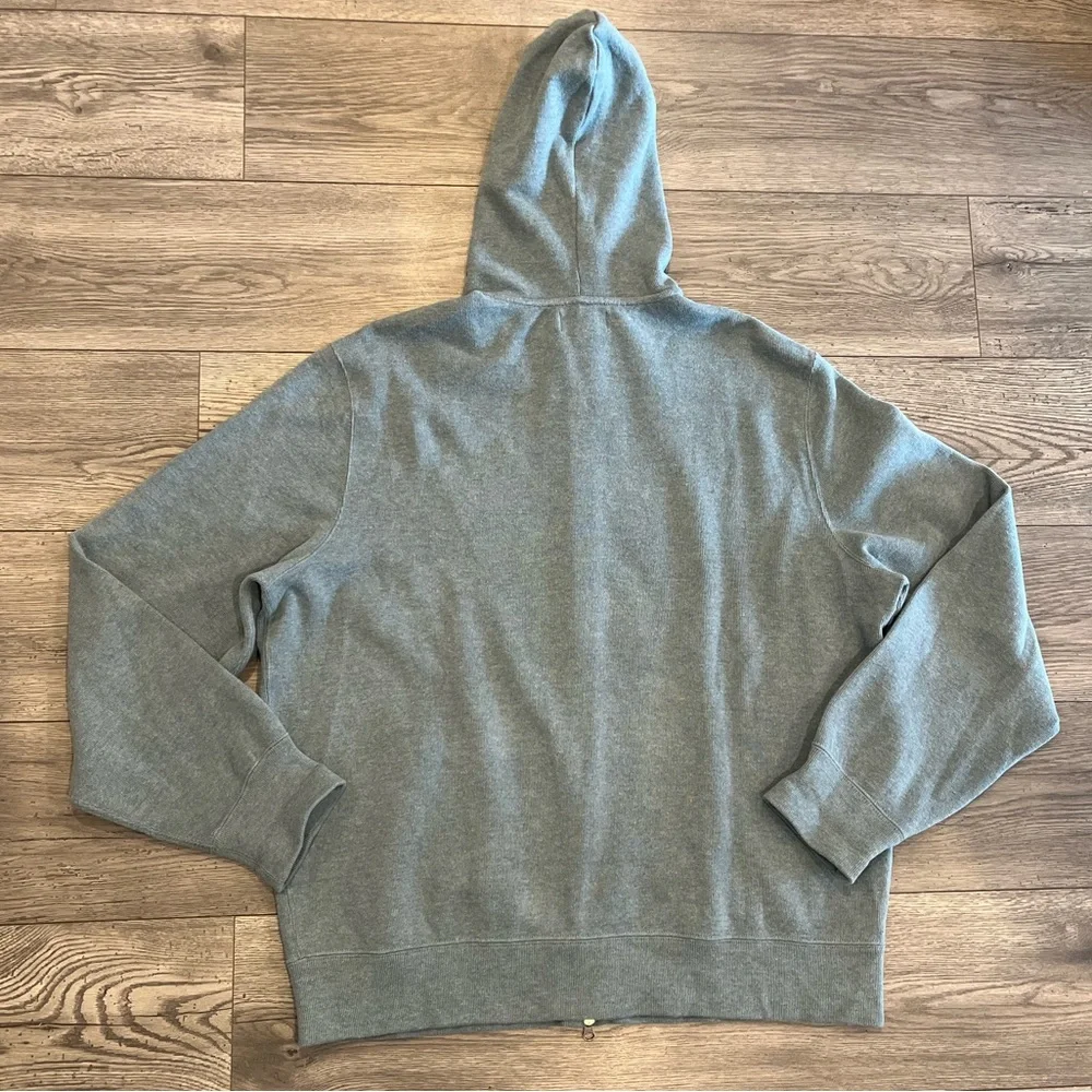 Polo Ralph Lauren Vintage Men’s Full Zip Hooded Jacket Heathered Sky Blue XXL